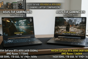 Best ASUS Gaming Laptop: TUF A16 RTX 4050 or Asus TUF A16 RTX 5050