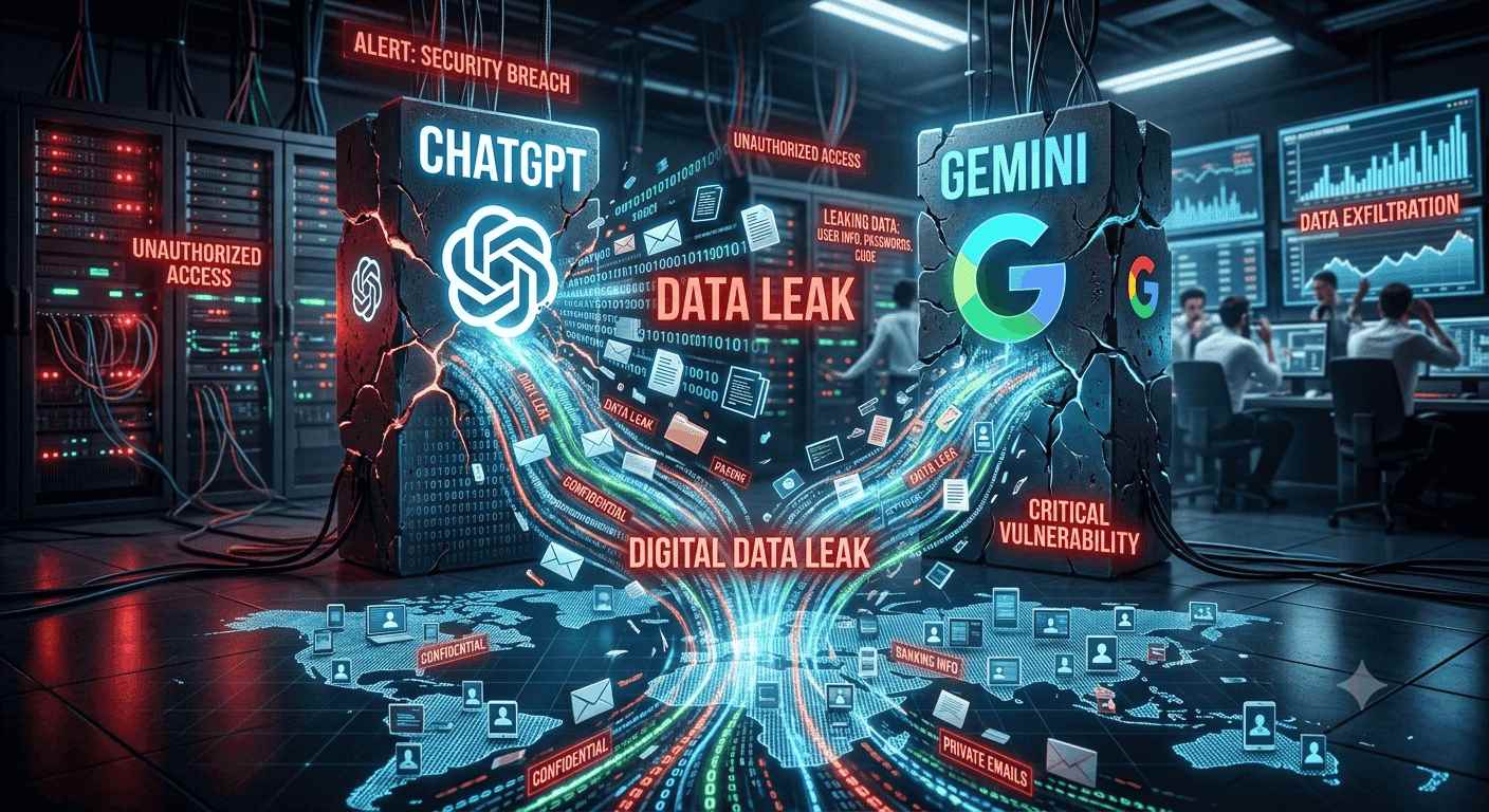 ChatGPT Aur Gemini Par Data Leak Se Kaise Bachein - DiscountBlogger.com
