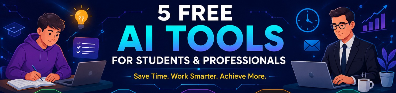 Top 5 Free AI Tools for Students and Professionals in 2026